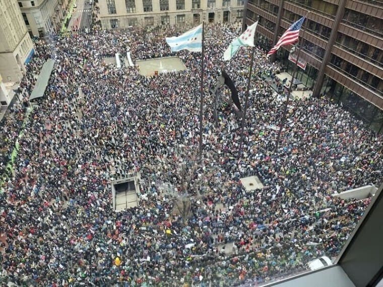 Énormes mobilisations contre Trump à travers nous