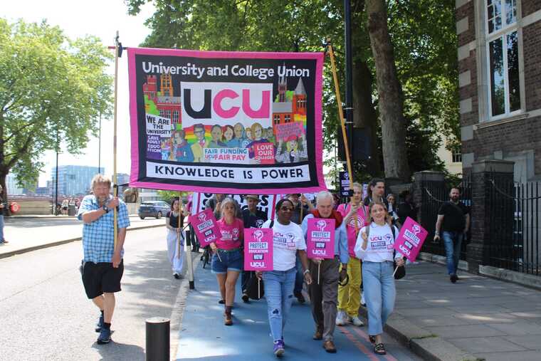 La démonstration de l'UCU prévoit une campagne nationale contre les coupes