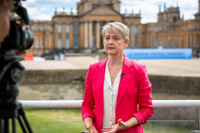 Image of home secretary Yvette Cooper