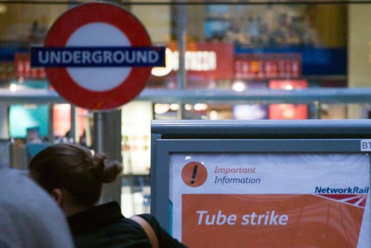 Unions RAPPORD: Les grèves de tube de 5 jours pourraient arrêter Londres