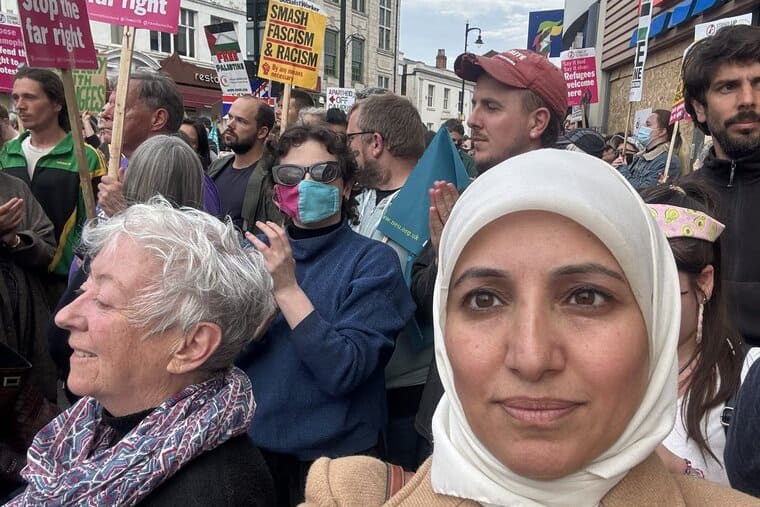 Salma Yaqoob: «  Unite notre solidarité en Palestine et nos luttes antifascistes ''