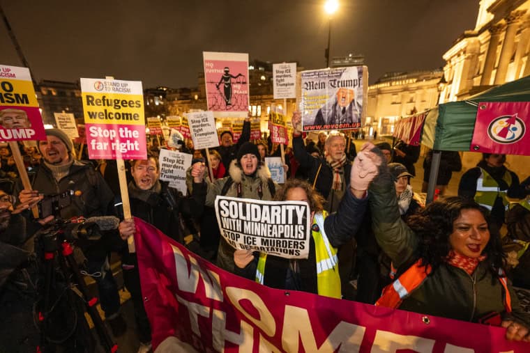 Solidarité en Grande-Bretagne avec ceux qui font face à la terreur de Ice