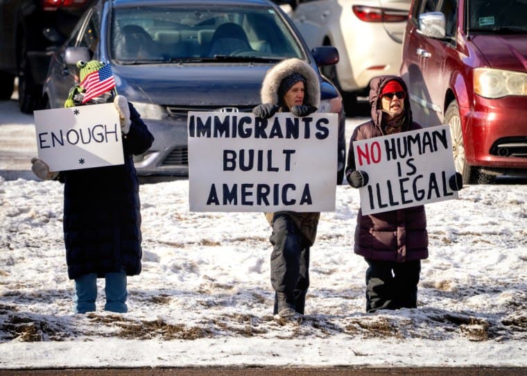 Protesters in Minneapolis