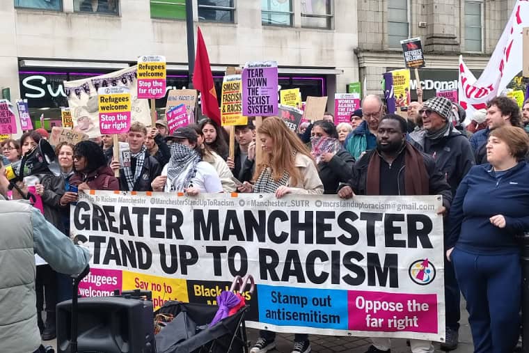 Ne laissez pas les racistes gagner à Gorton et Denton