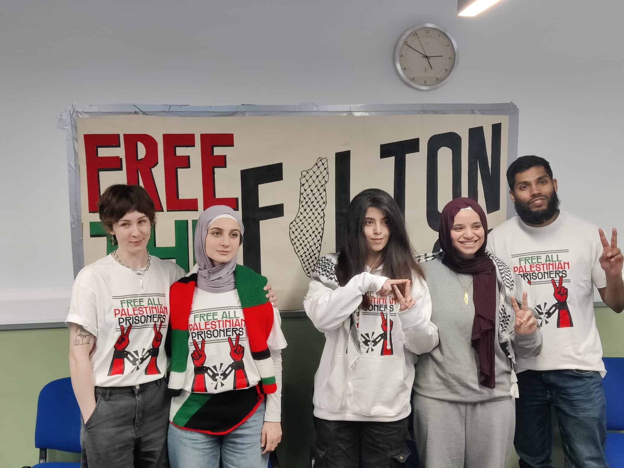 The Palestine activists speaking out at the press conference this week