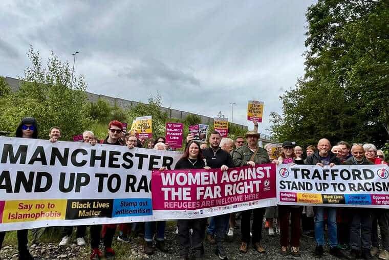 Campagne antiraciste avant les élections de Makerfield