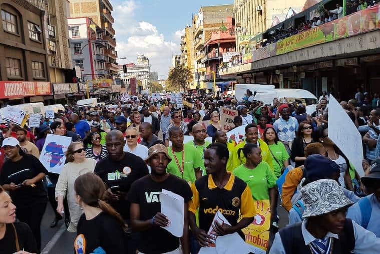 Les antiracistes en Afrique du Sud luttent contre la xénophobie