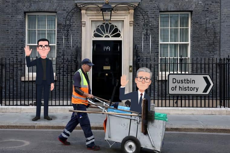 Keir Starmer quitte Downing Street et Andy Burnham entre