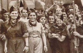 Une milice composée de femmes anarchistes à Barcelone (Photo : WikipediaCommons)