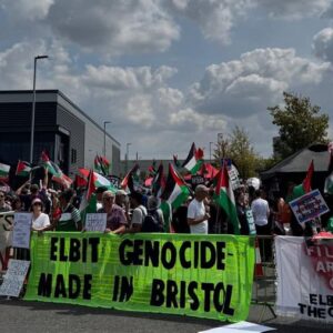 Les manifestants d’une usine d’armes exigent que Burnham mette fin à sa complicité dans le génocide palestinien
