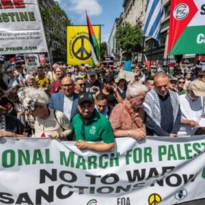 Une manifestation en Palestine exige qu’Andy Burnham mette fin au soutien des travaillistes à Israël