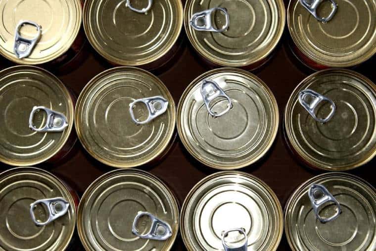 Andy Burnham wants people to stock up on tinned food (pic: Pixnio)