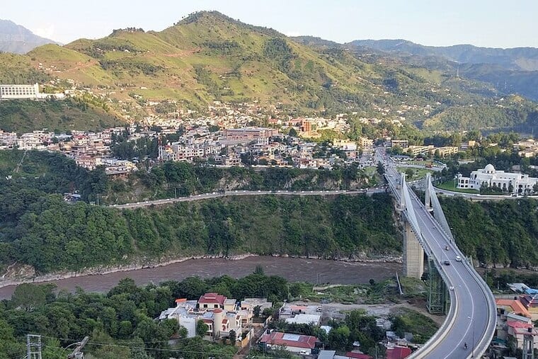 Muzaffarabad, the capital of Azad Jammu and Kashmir (Photo: WikipediaCommons)