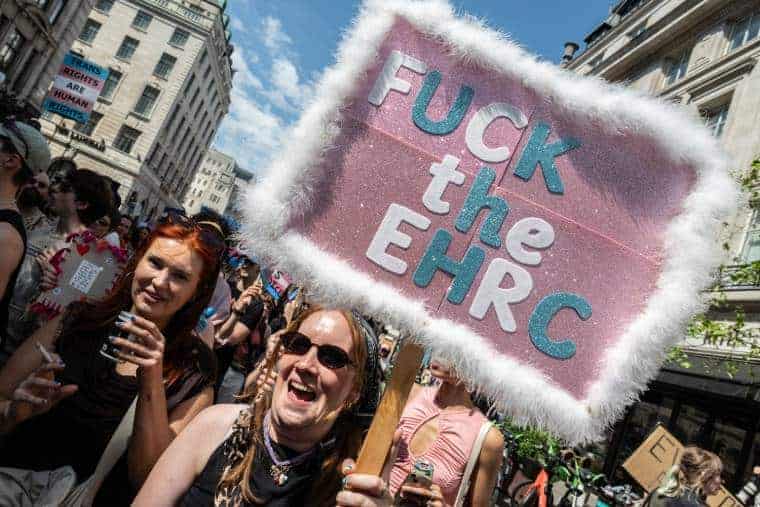 Oppose the transphobic EHRC ruling