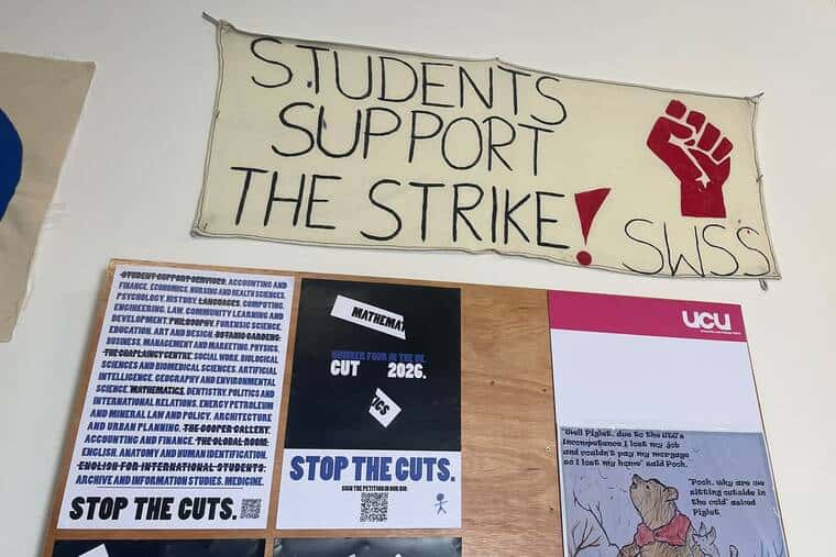 Students and workers channeled their anger into art to organise