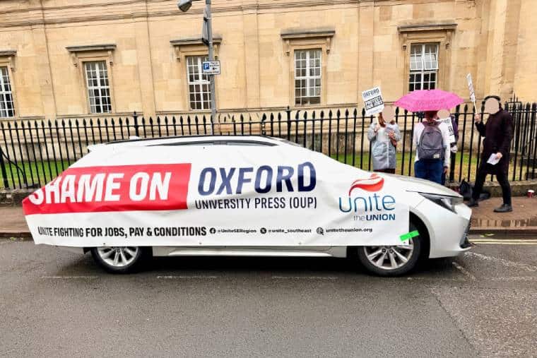 La presse d'Oxford University fait grève