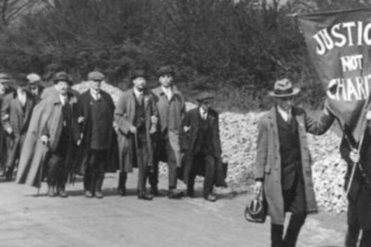 The 1920 blind march was a protest march from across the United Kingdom to London of 250 blind people. It was organised by the National League of the Blind