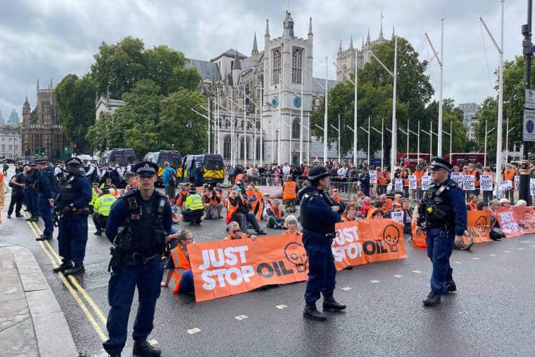 Just Stop Oil passe à l’action à Londres