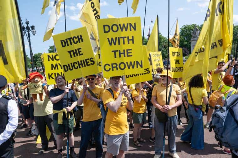 A Republic protest against the