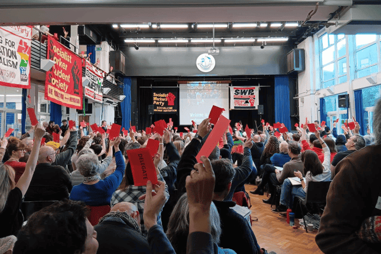 Les socialistes votent à la conférence du SWP
