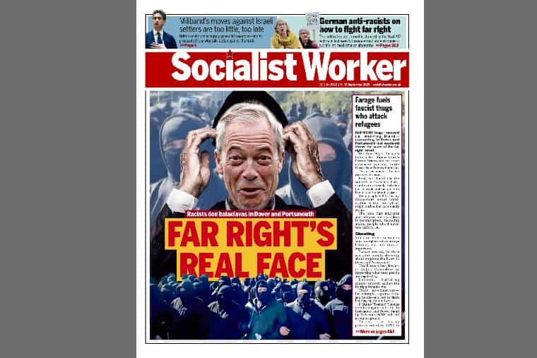 Farage alimente les voyous d’extrême droite