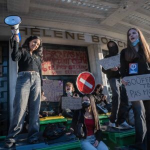 Journal photo France : les blocages de lundi