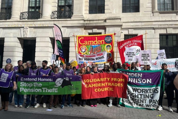 Le rassemblement de grève de Camden réunit quatre combats à Londres