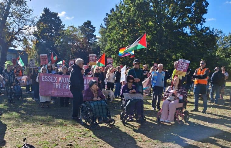 On the march against the far right and racism in Oxford